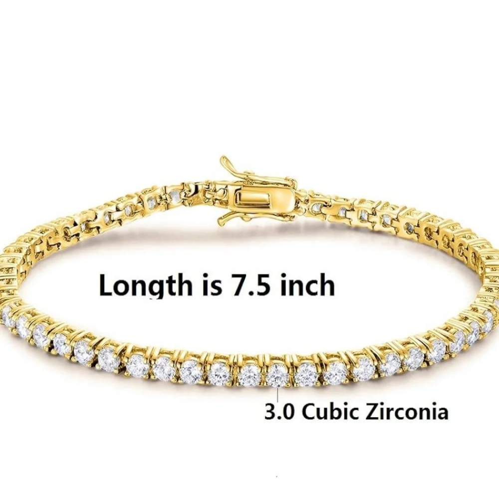 CZ Tennis bracelet - Picture 3 of 3